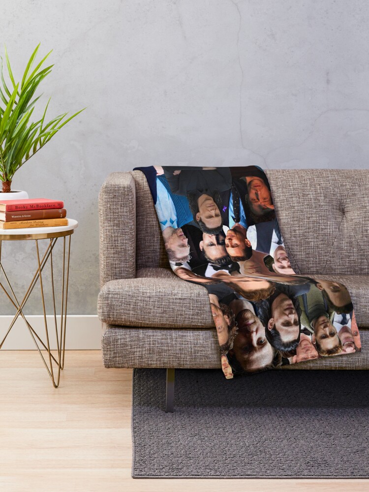 "Tom Hiddleston Photo Collage" Throw Blanket for Sale by Jess16