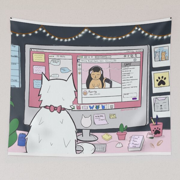 Item preview, Kitty Stream designed and sold by Dakota Ehret.