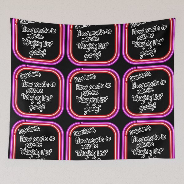Item preview, Bribing Santa Claus, 80s style designed and sold by Druttercup.