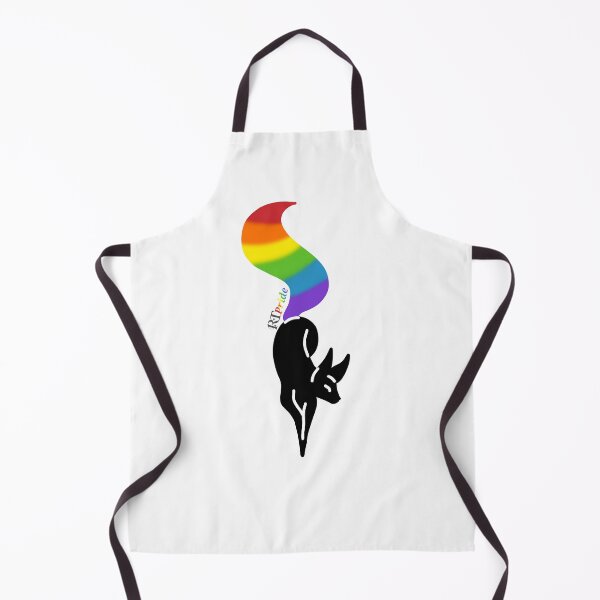 Item preview, Silhouette fox, Rainbow tail designed and sold by RikkyTeesPride.