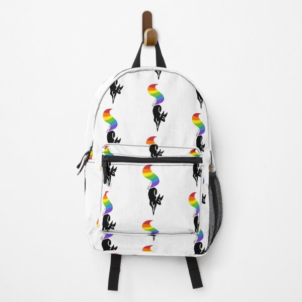 Item preview, Silhouette fox, Rainbow tail designed and sold by RikkyTeesPride.