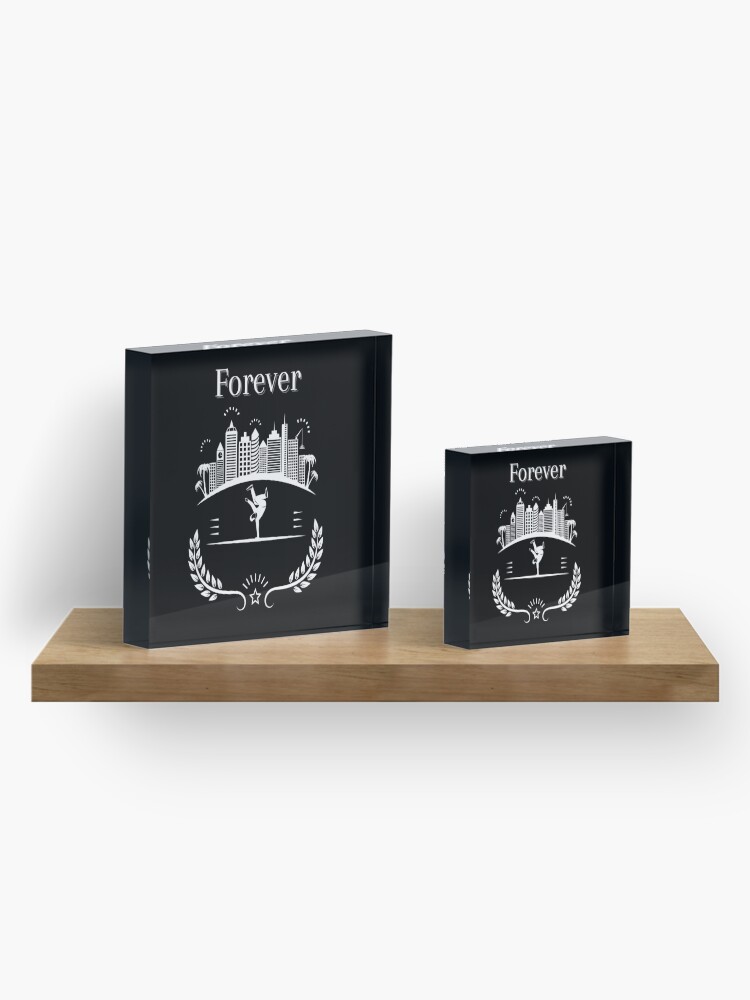 Alternate view of Forever! Acrylic Block