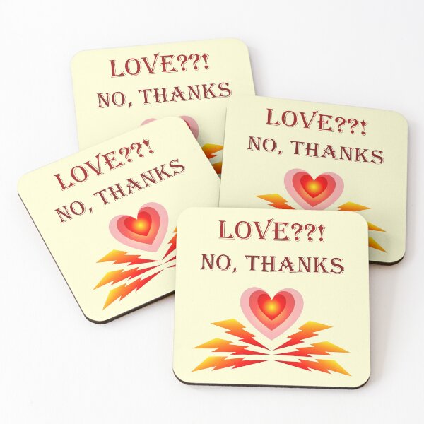 Item preview, Love??! No, thanks designed and sold by helenkaiy.
