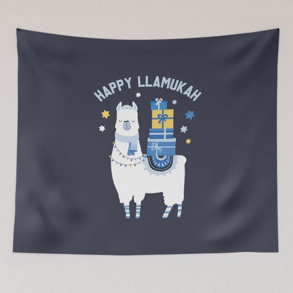Item preview, happy llamukah designed and sold by artcocobean.