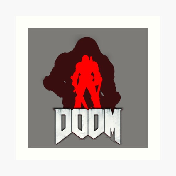 Doom Slayer Wall Art Redbubble