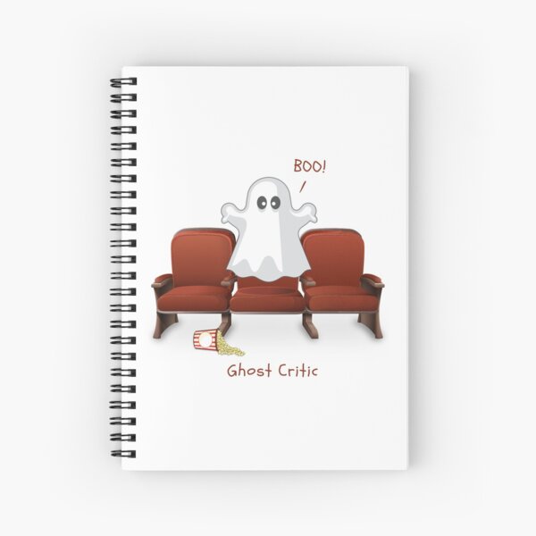 Ghost Critic (clean image) Spiral Notebook