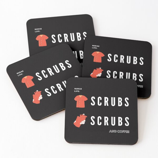 Item preview, Nurse Life: Scrubs, Scrubs and Coffee designed and sold by CulturalMesh.