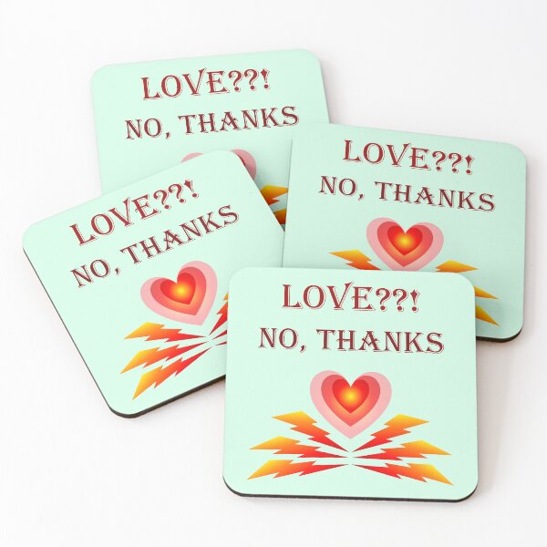 Item preview, Love??! No, thanks designed and sold by helenkaiy.