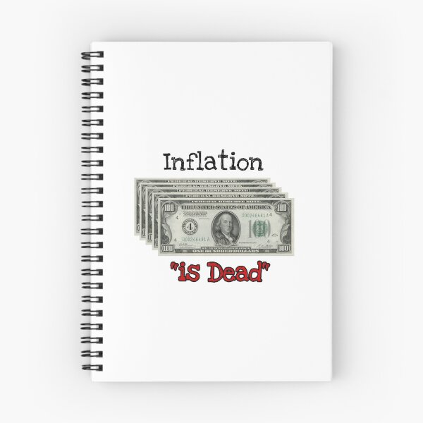 Item preview, "Inflation is Dead" designed and sold by Caleb Turner.