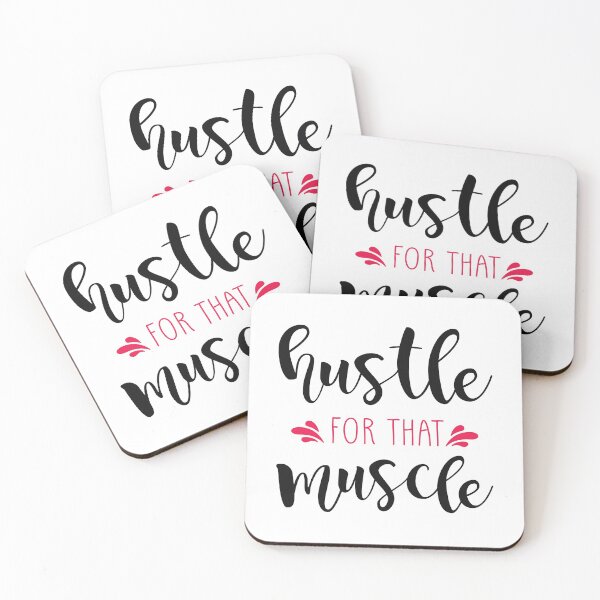 Item preview, Hustle For That Muscle - Gym Motivation designed and sold by crimsontreasure.