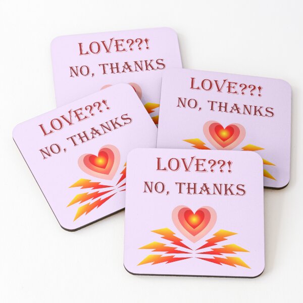 Item preview, Love??! No, thanks designed and sold by helenkaiy.