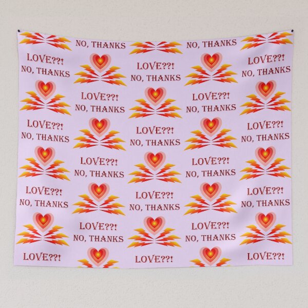 Item preview, Love??! No, thanks designed and sold by helenkaiy.