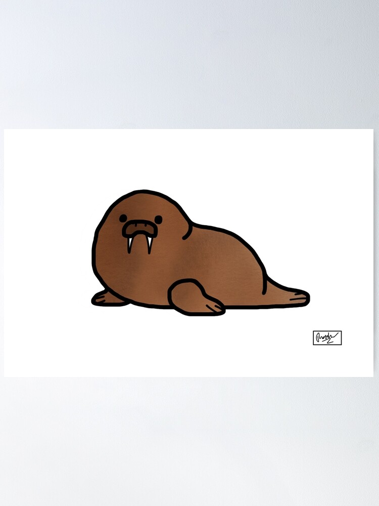 Cartoon walrus. Illustration of Cartoon walrus isolated on white #Sponsored  , #paid, #sponsored, #walr… | Cartoon animals, Cute cartoon animals,  Cartoon sea animals