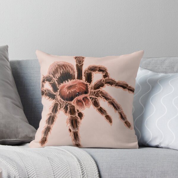 Chilean Rose Hair Tarantula Throw Pillow
