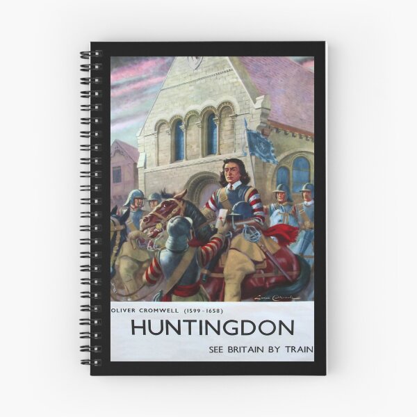 Item preview, retro classic Huntingdon poster designed and sold by CorasPosters.
