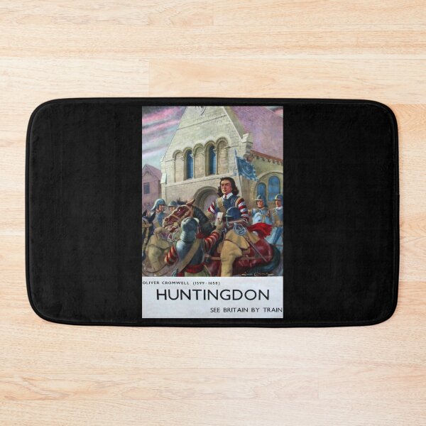 Item preview, retro classic Huntingdon poster designed and sold by CorasPosters.
