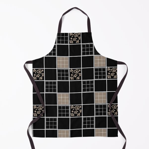 Item preview, brown , black ,geometric , plaid , designed and sold by fuzzyfox.