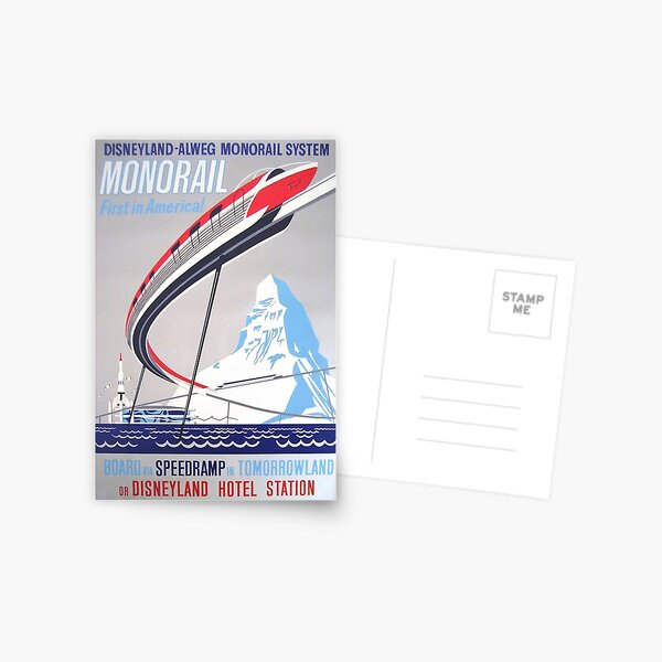 Item preview, Disneyland Monorail Poster designed and sold by RelativeMotion.