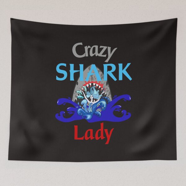 Item preview, Crazy shark lady designed and sold by efenem.