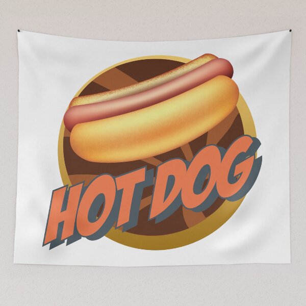 Item preview, Hot Dog Cartoon Foodie I Love Hot Dogs designed and sold by ProjectX23.