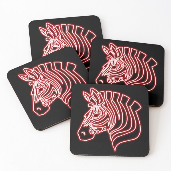Item preview, Red Neon Zebra designed and sold by Elle Hazlett.