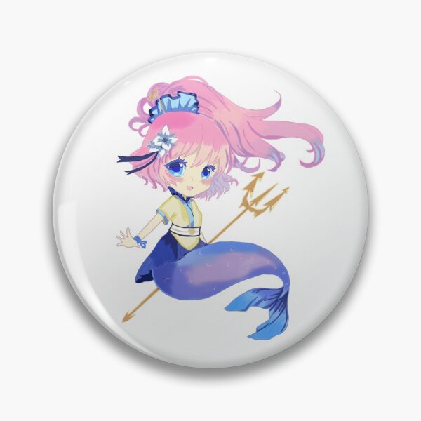 Item preview, Chibi Mermaid with Trident designed and sold by seagirl13.