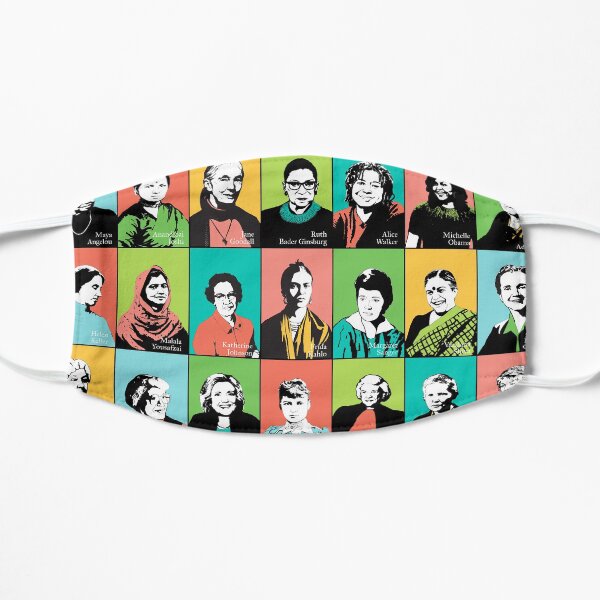 Feminist Icons Flat Mask