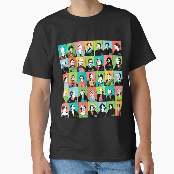 Vista previa del artículo con la obra «Iconos feministas», diseñado y vendido por candhdesigns.