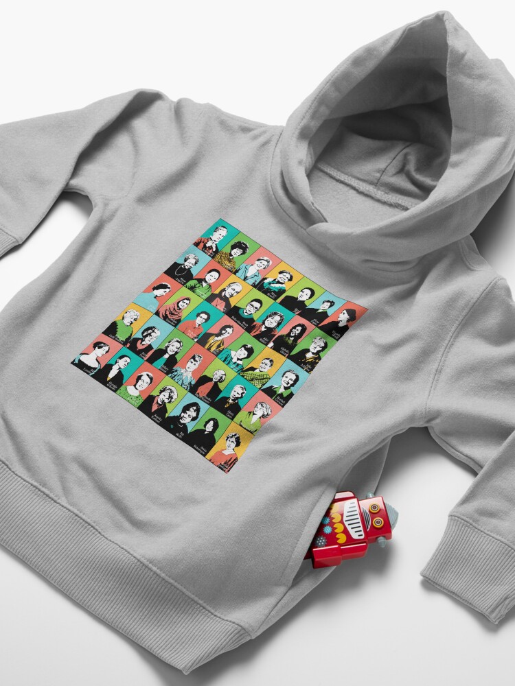 Alternate view of Feminist Icons Toddler Pullover Hoodie