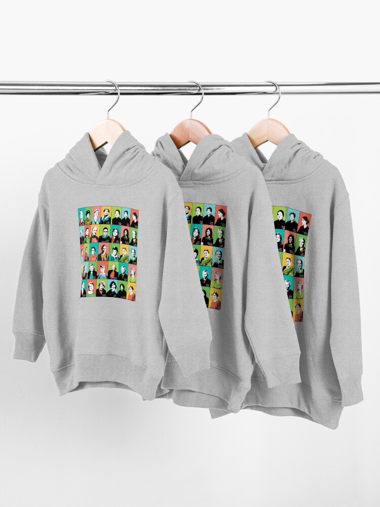 Alternate view of Feminist Icons Toddler Pullover Hoodie