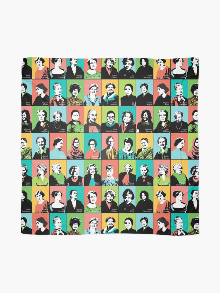 Alternate view of Feminist Icons Scarf