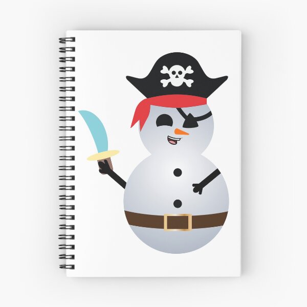 Item preview, pirate as a snowman designed and sold by Gwenvell.