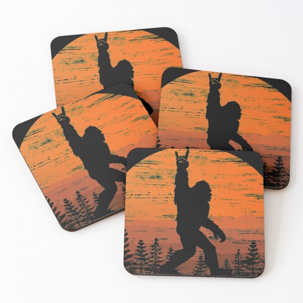 Item preview, Funny Retro Bigfoot Rock Roll Shirt Forest Sasquatch Believers Birthday designed and sold by campnou3508.