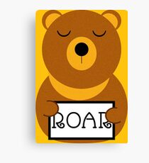 Hear the roar Canvas Print