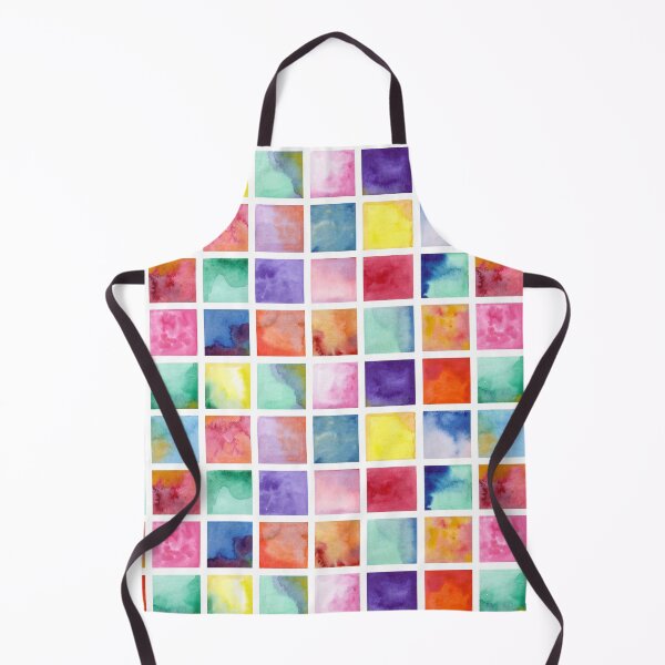 Item preview, Watercolor . Squares. Geometric pattern . designed and sold by fuzzyfox.