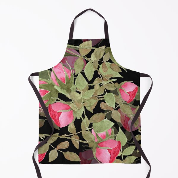 Item preview, The buds of tender roses on a black background . Retro . designed and sold by fuzzyfox.