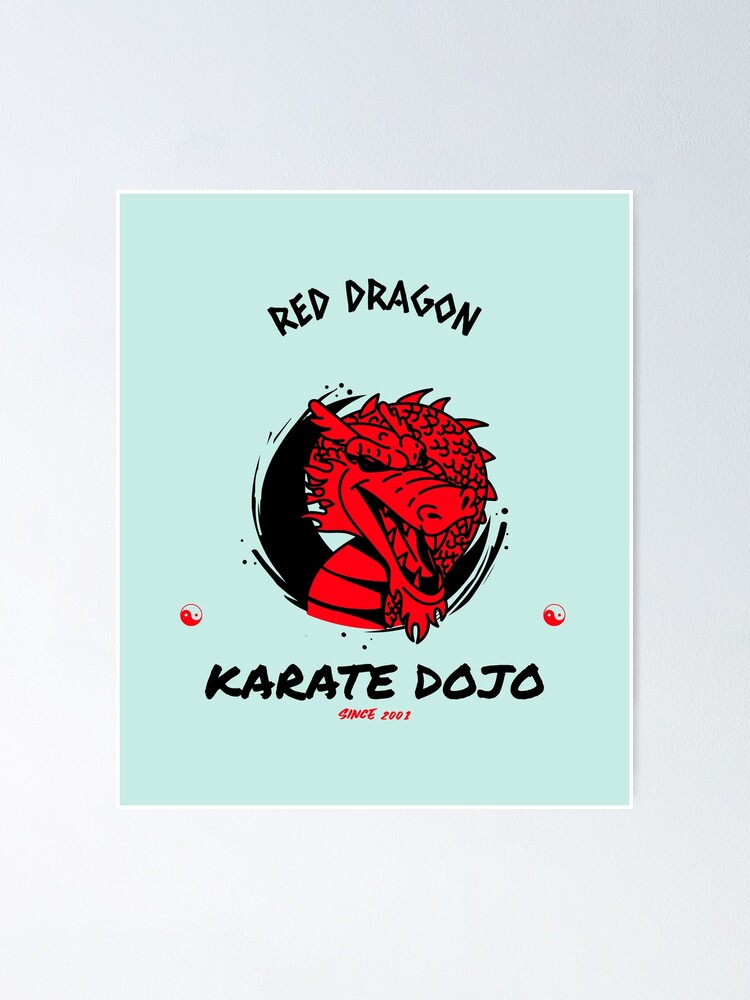 "Red Dragon Karate Dojo" Poster by AladdinMktgs Redbubble
