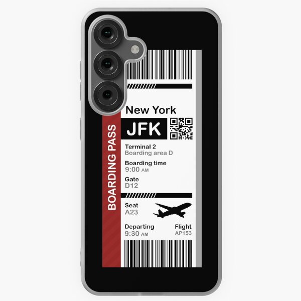 Item preview, New York Boarding Pass (Flight Destination Ticket) designed and sold by oclatikaz.