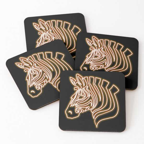 Item preview, Orange Neon Zebra designed and sold by Elle  Hazlett.