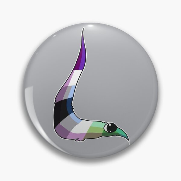 Item preview, Worm on a String - Aro/Ace Pride designed and sold by -Untitled-.