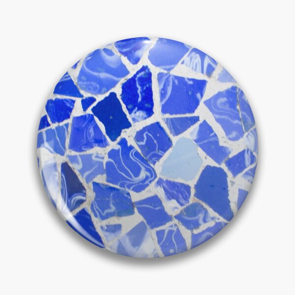 Item preview, Shades of Blue Ocean Tile Mosaic designed and sold by AlexandraStr.