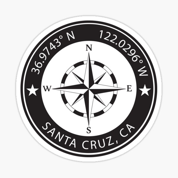 Santa Cruz California Geographical Coordinates