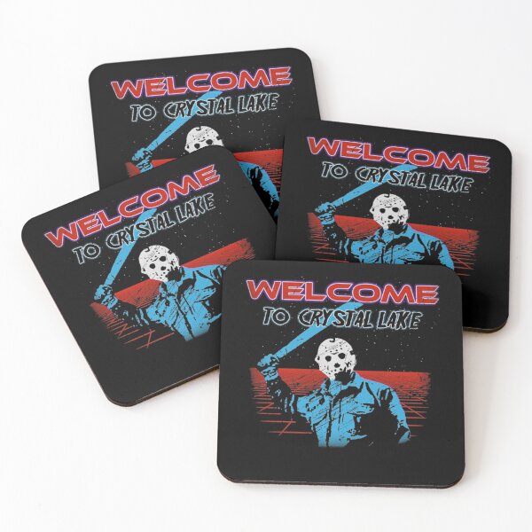 Item preview, Welcome to crystallake Jason voorhees art friday halloween christmas designed and sold by ConradRhonda5.