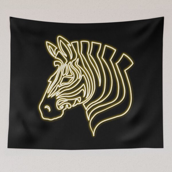Item preview, Yellow Neon Zebra designed and sold by Elle  Hazlett.