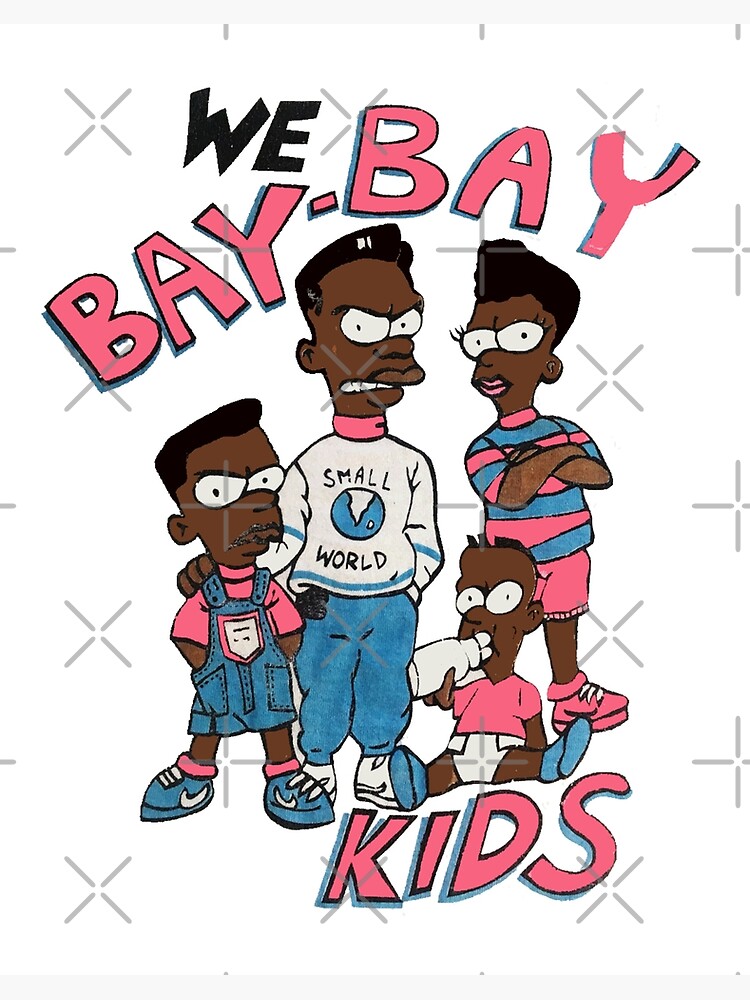 we-bay-bay-kids-vintage-style-poster-by-teejam-redbubble