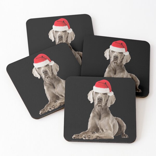 Item preview, Weimaraner Christmas Santa Gift designed and sold by FunShirtDesigns.