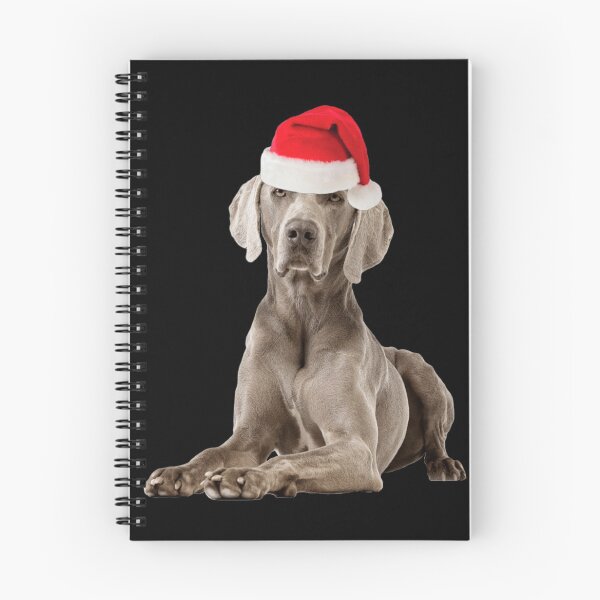 Item preview, Weimaraner Christmas Santa Gift designed and sold by FunShirtDesigns.