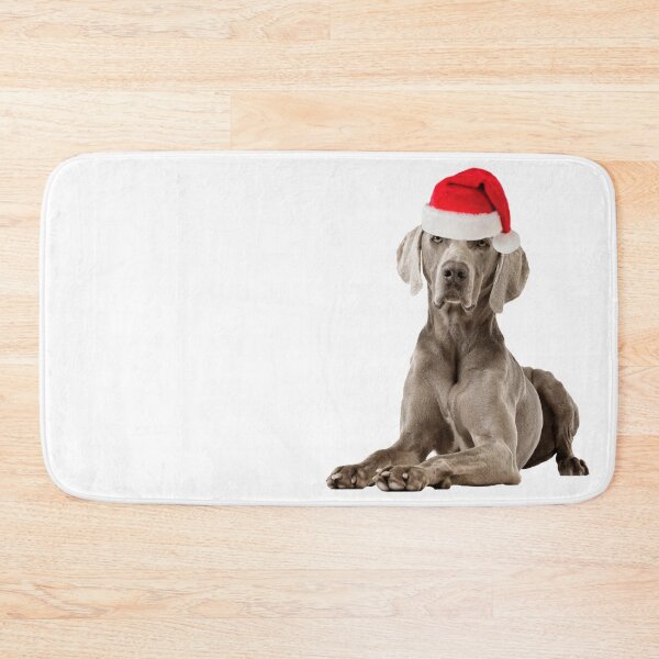 Item preview, Weimaraner Christmas Santa Gift designed and sold by FunShirtDesigns.