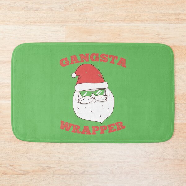 Item preview, Gangsta Wrapper Funny Santa Christmas designed and sold by petestyles.