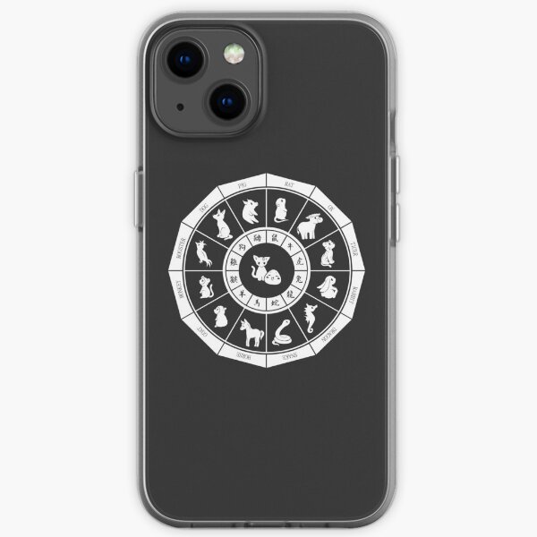 Chinese Zodiac White Fruits Basket iPhone Soft Case